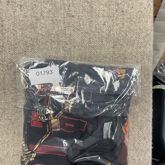 Vintage American Iron shirt men Medium Black 1990s full graphic chopper ride - Picture 10 of 10